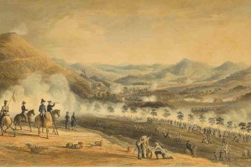 Carlistas_atacando_la_posicion_evans_en_Marzo_16,_1837